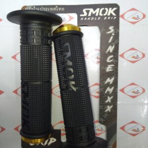 SMOKE HANDLE GRIP UNIVERSAL BLACK WITH GOLD
