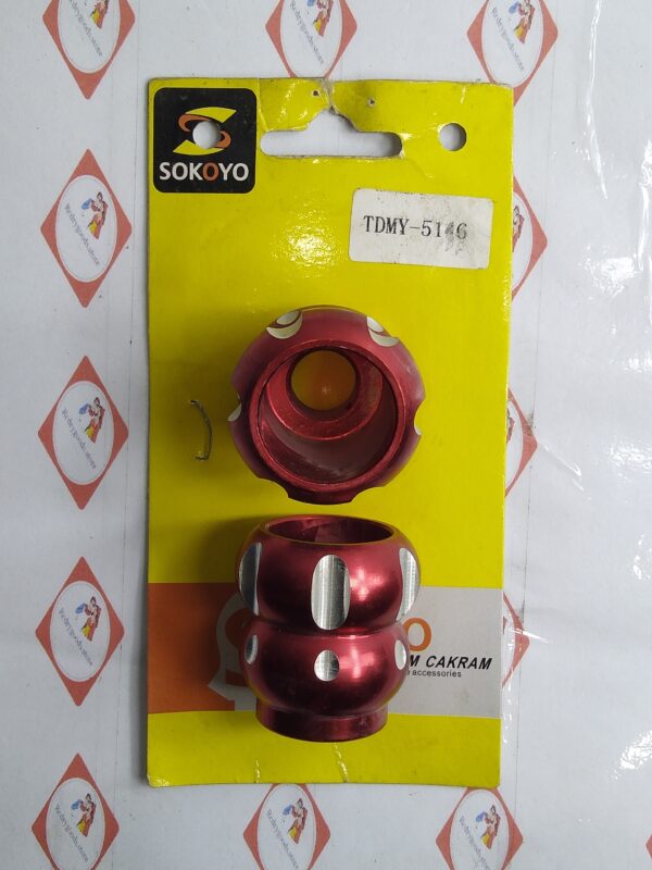SOKOYO AXLE CAP RED TDMY-5146 #100