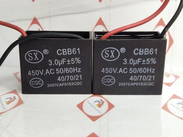 STARTING CAPACITOR 450V 3UF