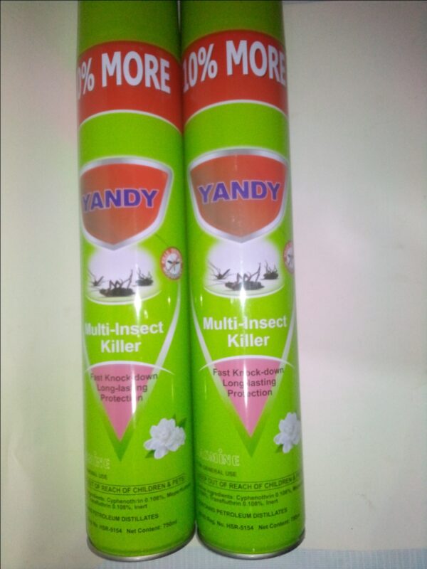 YANDY AEROSOL INSECTICIDE 750ML