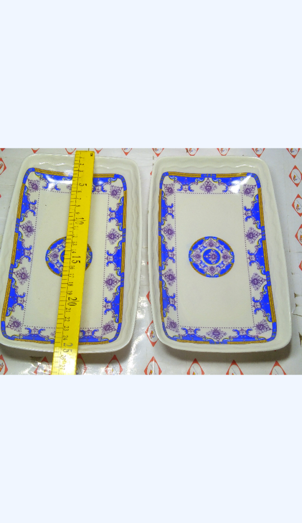 BRAVO MELAMINE PLATE RECTANGLE 25CM