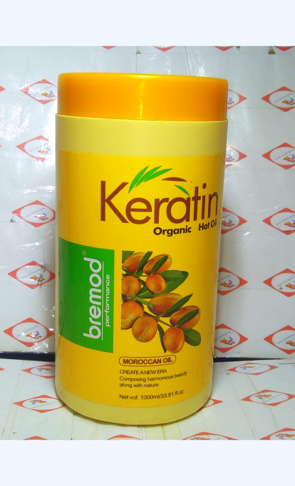 BREMOD KERATIN ORGANIC HOT OIL 1000ML ASSORTMENT FLAVOR - Image 3