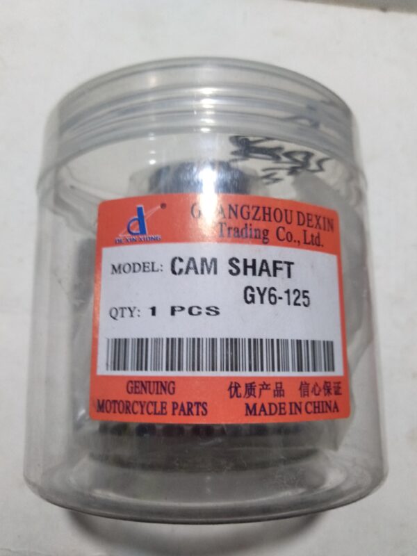 UANGZHOU DEXIN CAM SHAFT GY6-125