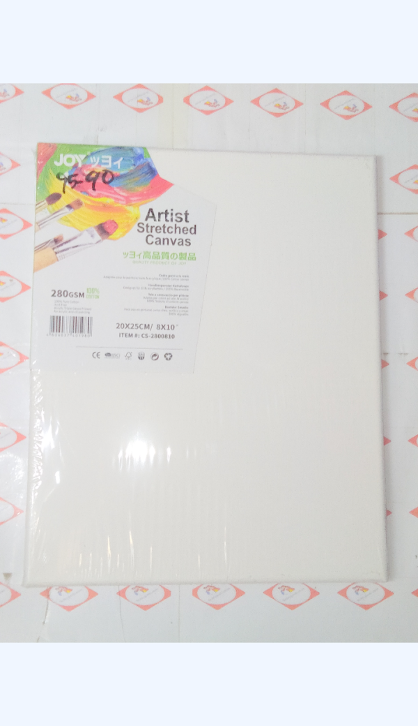 JOY ARTIST STRECHED CANVAS 280GSM 20X25CM 8X10''