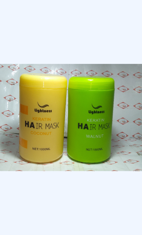 LIGHTNESS KERATIN HAIR MASK 1000ML COCONUT WALNUT