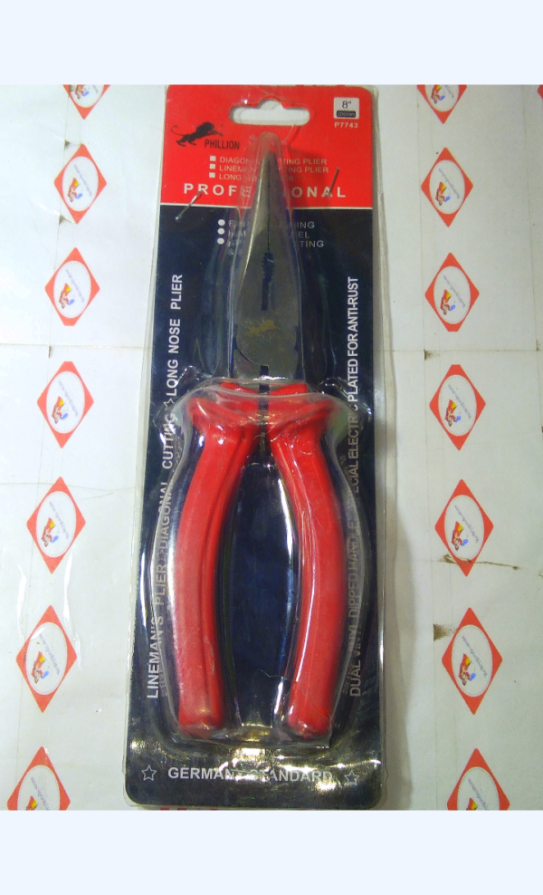 PHILLION LONGNOSE LONGNOSE PLIERS 8''