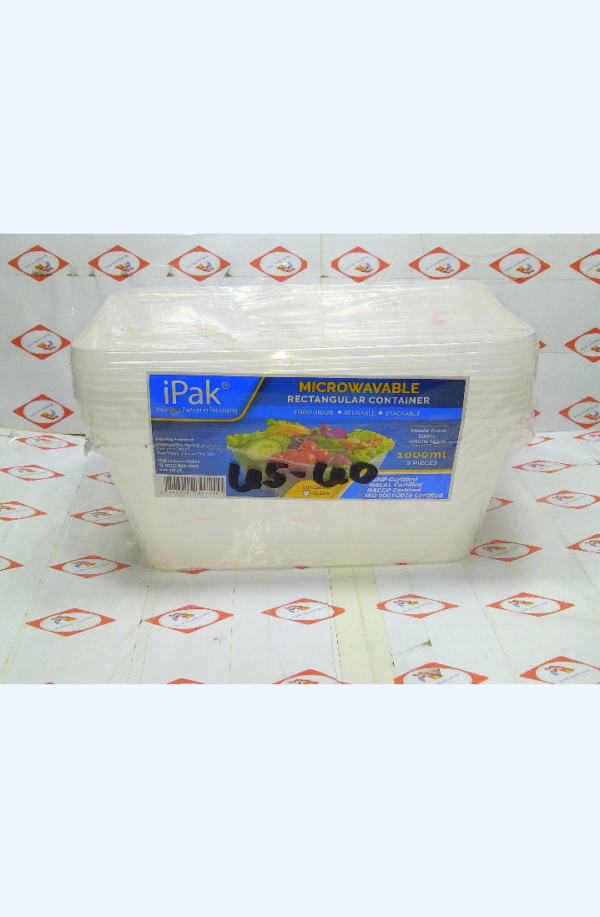 IPAK MICROWAVABLE 1000ML 10PCS