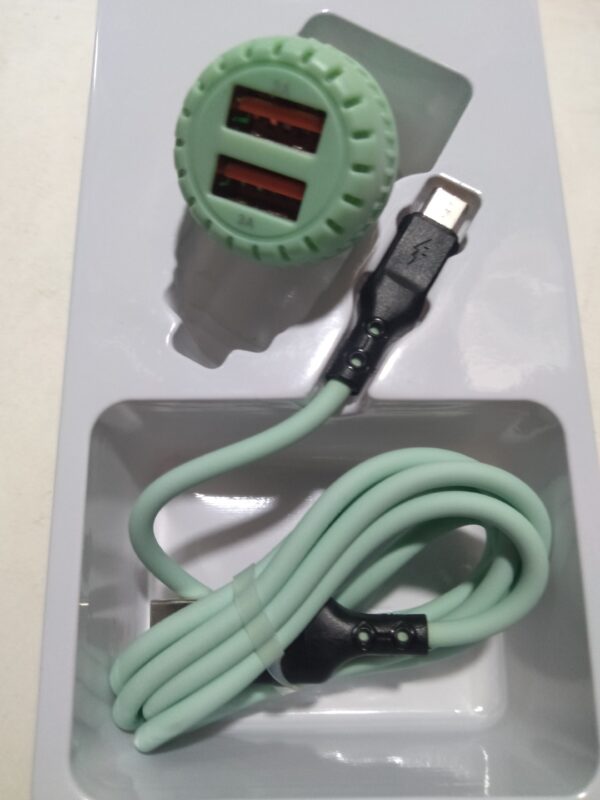 V-POWER 2USB CAR CHARGER 2N1 - Image 3
