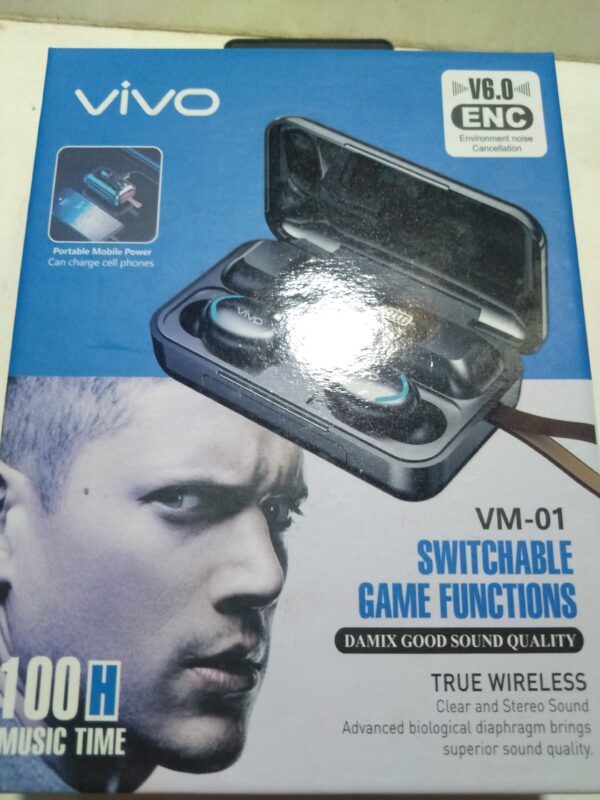 VIVO TRUE WIRELESS EARBUDS BLUETOOTH 6.0 - Image 2